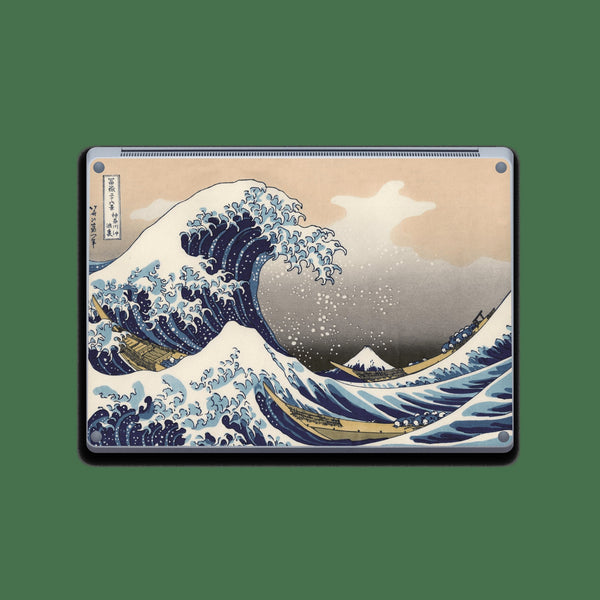 Surface Laptop Go 12.4" Skin Microsoft Laptop Stickers The Great Wave off Kanagaw Stickers Top and Bottom Skin