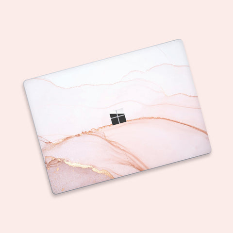 Laptop Stickers Microsoft Surface Book 3 Skin Grapefruit Marble Stickers Bottom Decal Protector Cover Surface Laptop 3 Skin