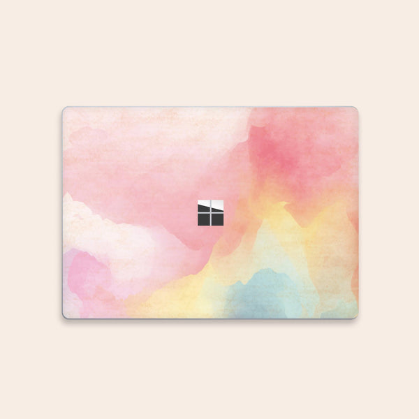 Surface Laptop Go 12.4" Skin Microsoft Laptop Stickers Pink Decals Top and Bottom Skin
