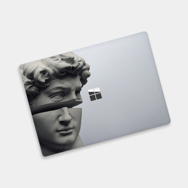David Statue Face Laptop Stickers Microsoft Surface Book Skin Surface Laptop Protector Cover Top and Bottom 3M Skin