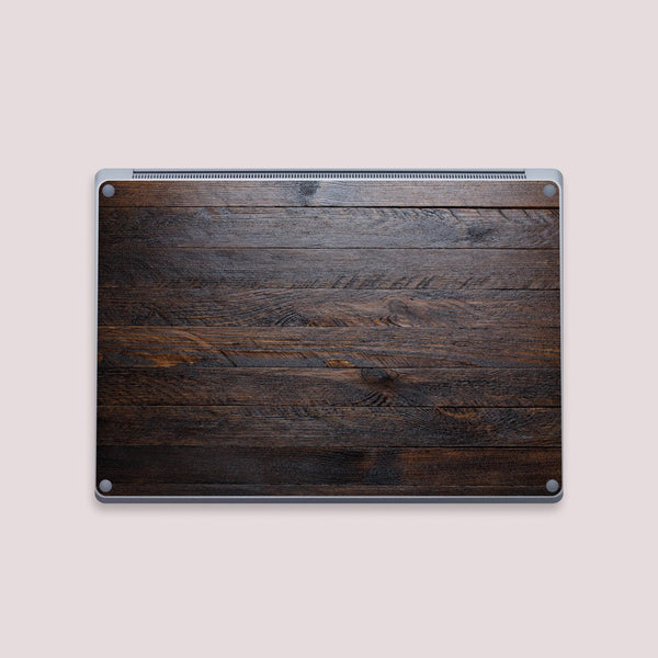 New Microsoft Surface Laptop Sticker Top Surface Skin Dark Woodgrain Bottom Decal Protector Cover