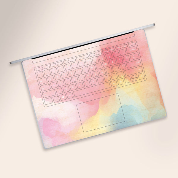 Surface Laptop Go 12.4" Skin Microsoft Laptop Stickers Pink Decals US Keyboard Skin