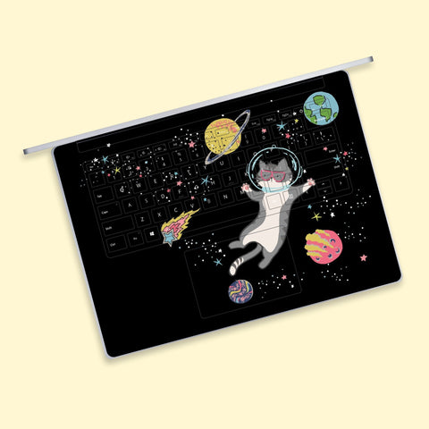 Microsoft SurfaceBook 2 Laptop Space Cat Skin Keyboard Sticker 13in Core i5 Decal Protector Cover surface book 3