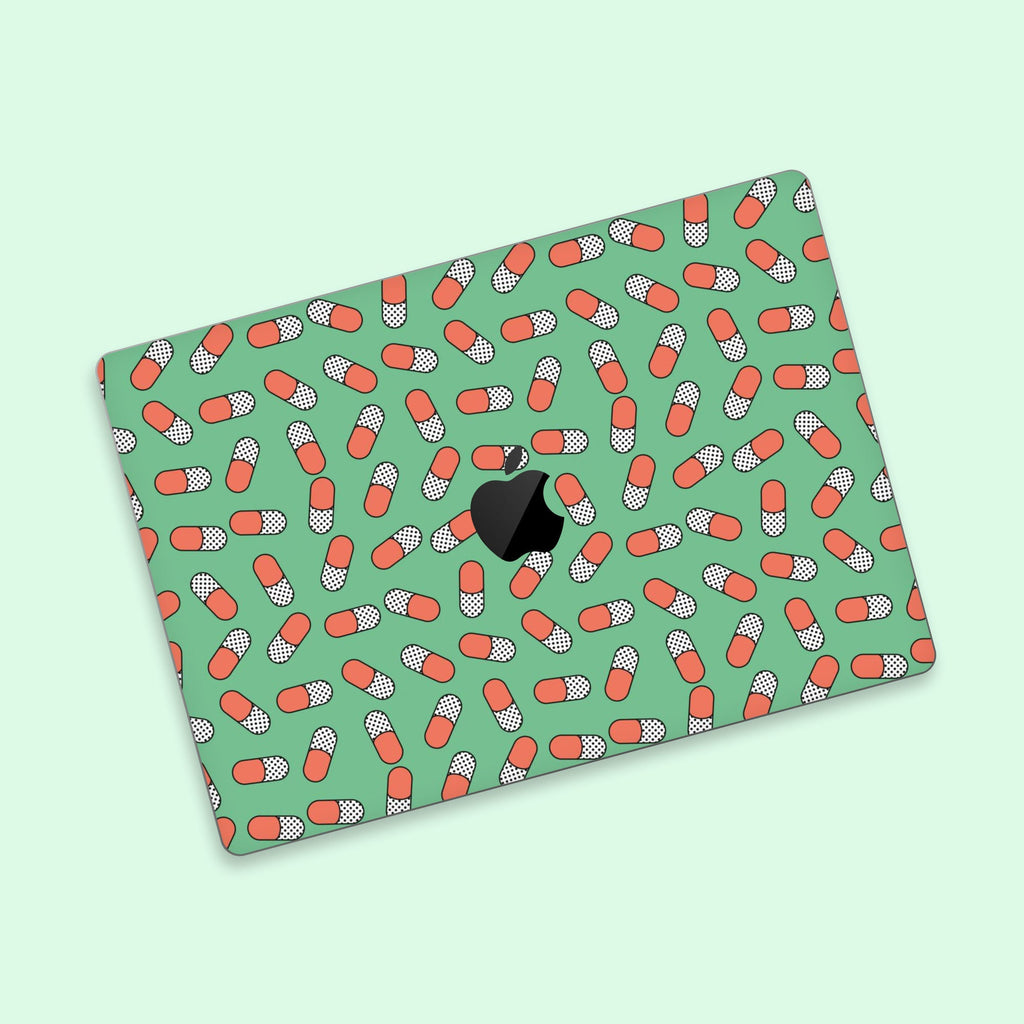 Capsule Canvas MacBook Pro 16 Skin,  MacBook Aesthetics Skin, Uniquely Designed Ultra-Thin Laptop Skin Stickers for Personalized Protection