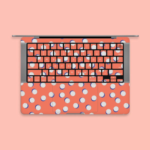 Rhythmic Circles MacBook Pro 14 Skin,  MacBook Aesthetics Skin, Uniquely Designed Ultra-Thin Laptop Skin for Personalized Protection