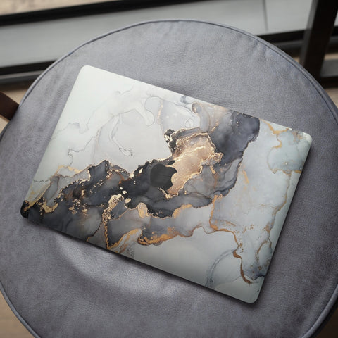 Gold Marble MacBook Pro Touch 16 Skin MacBook Air Cover MacBook Retina 12 Protective Vinyl skin Anti Scratch Laptop Top and Bottom Cover