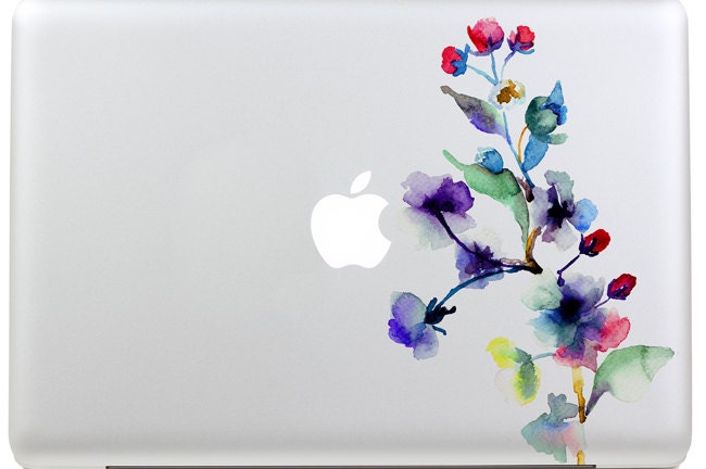 WaterColor MacBook Decal|MacBook Pro Decal |MacBook Skin|MacBook Pro 15 Skin|MacBook Air 13 Decal |Laptop Stickers|Laptop Decal |Laptop Skin