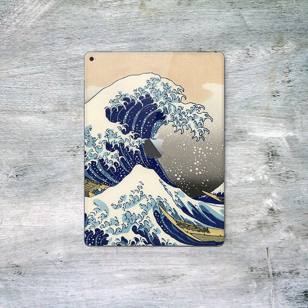 Great Wave off Kanagawa New iPad 8 Decal Apple iPad Mini 4 Cover iPad Pro 10.5 iPad Air 4 Back Skin