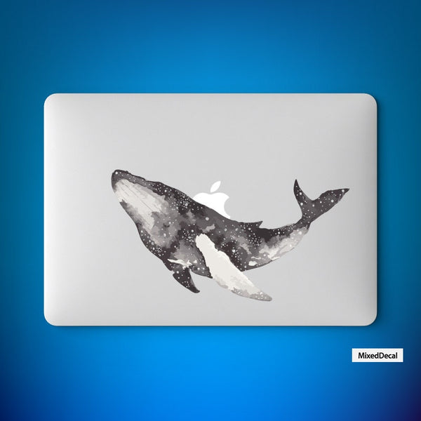 MacBook 12 Sticker Vinyl Decal Laptop Stickers MacBook Pro Skin Mac Air Decals Cover MacBook Apple Decal Unicorn MacBook Pro Decal  Whale