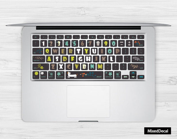 MacBook Keyboard stickers macbook air decal macbook pro decal vinyls macbook decals sticker Avery mac decals Apple Mac Decal